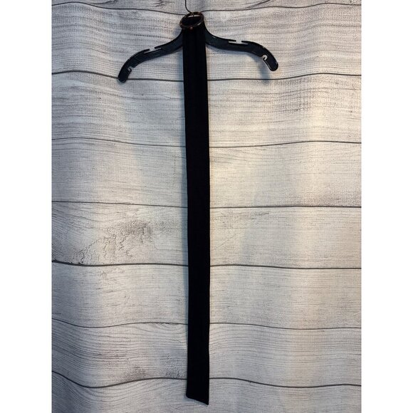 Classic Black Belt With Tortoise Shell Ring Accessory For Modern Professional We - Picture 1 of 2